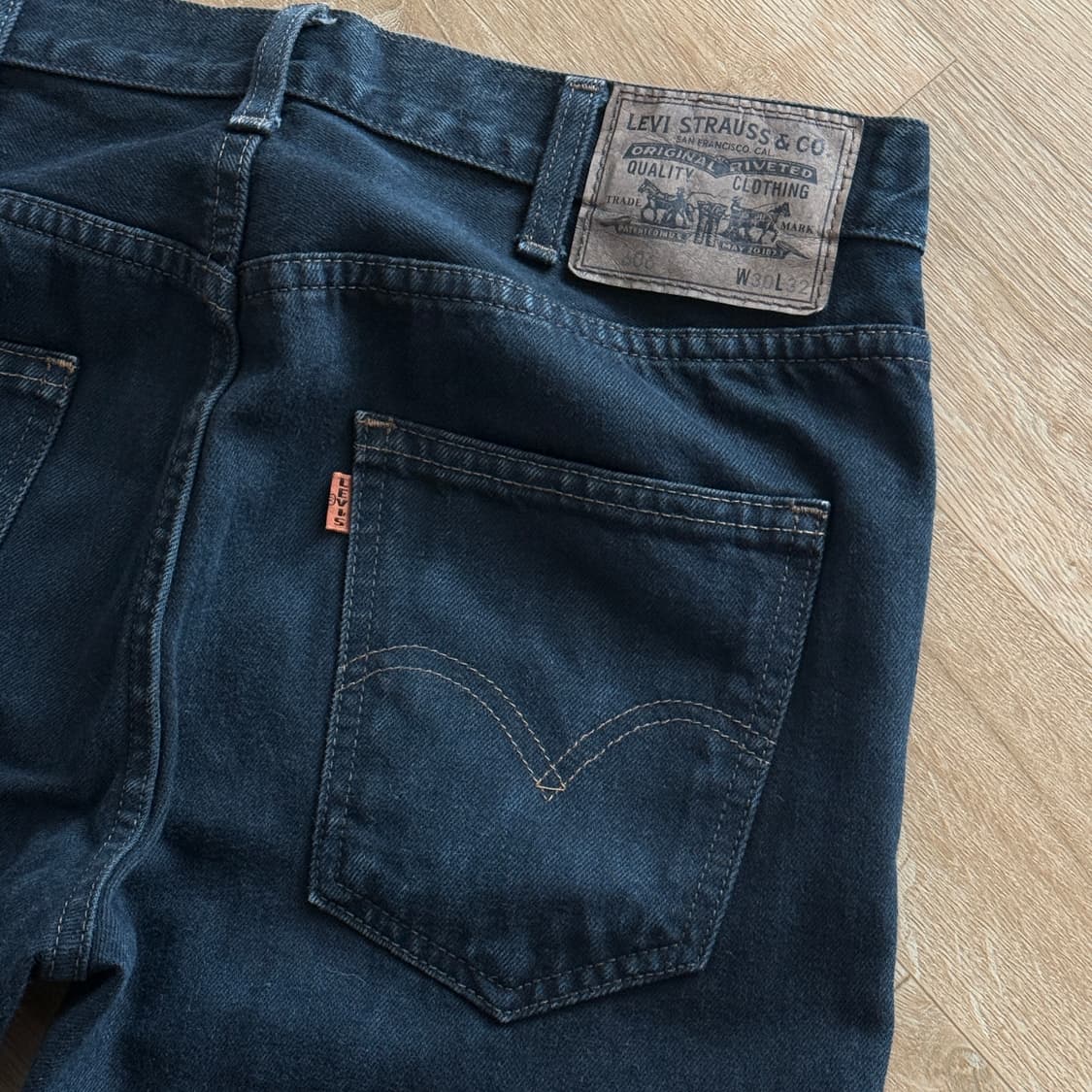 (실측32“) 👖 리바이스 606 블랙 상품이미지5
