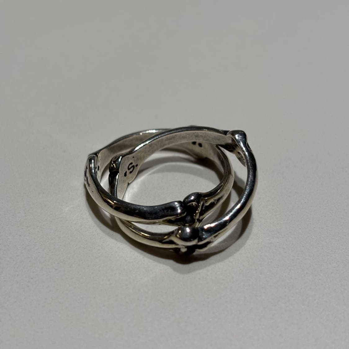 us10.5) 솔로이스트 본 듀얼 링 상품이미지1