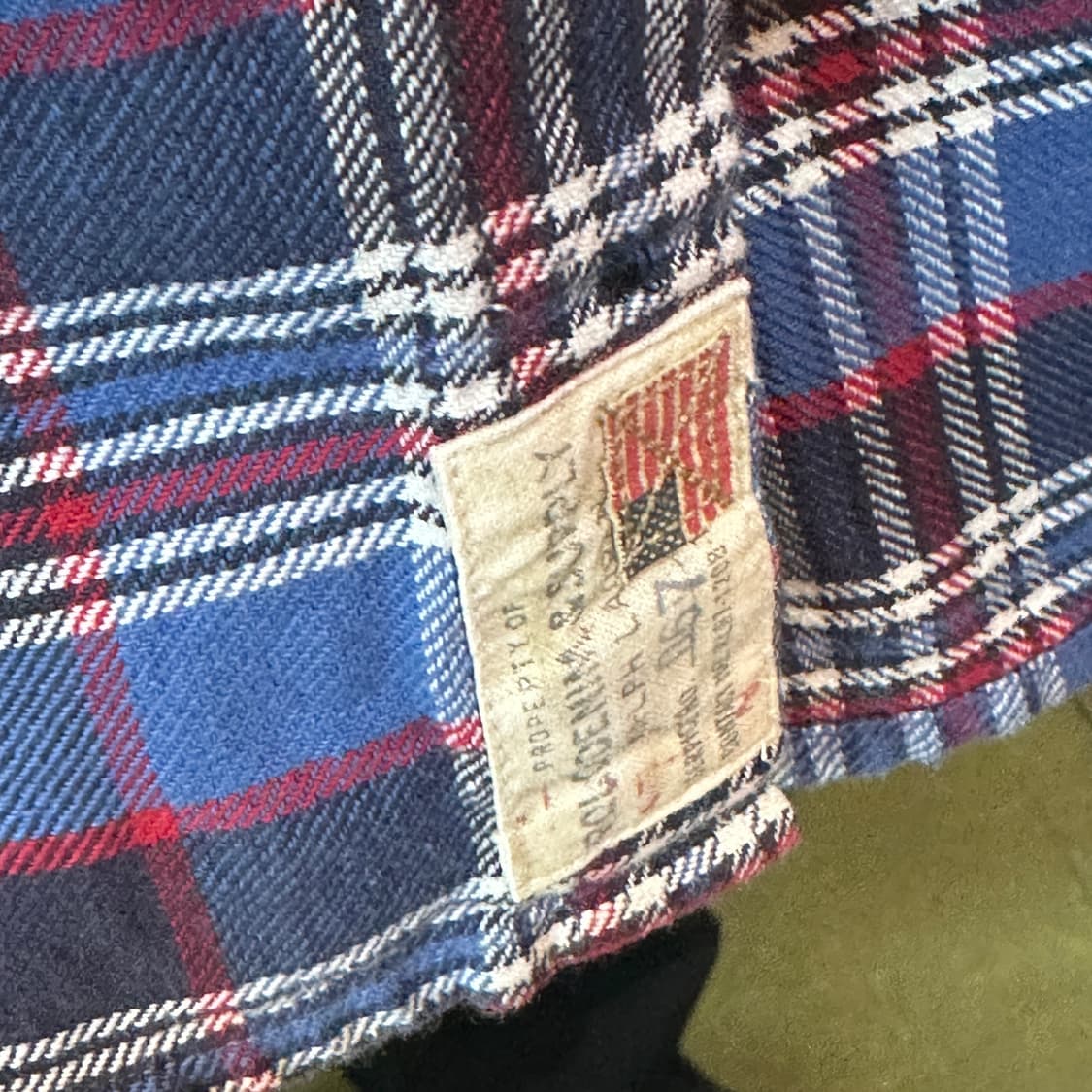 데님 앤 서플라이 랄프로렌 체크 플란넬 셔츠 상품이미지4