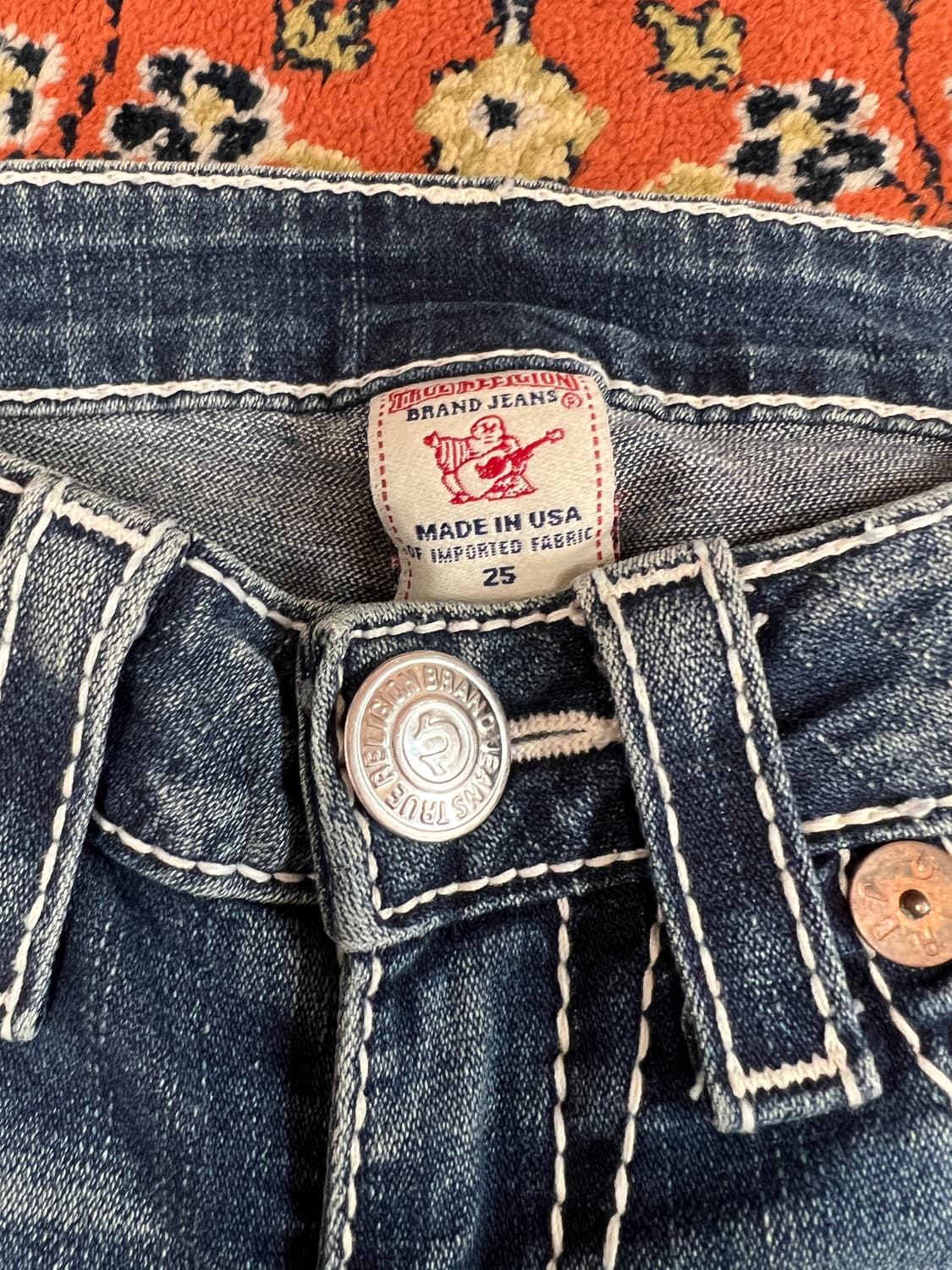 [25] 트루릴리전 레인보우 조이 부츠컷 플레어 데님팬츠 상품이미지4