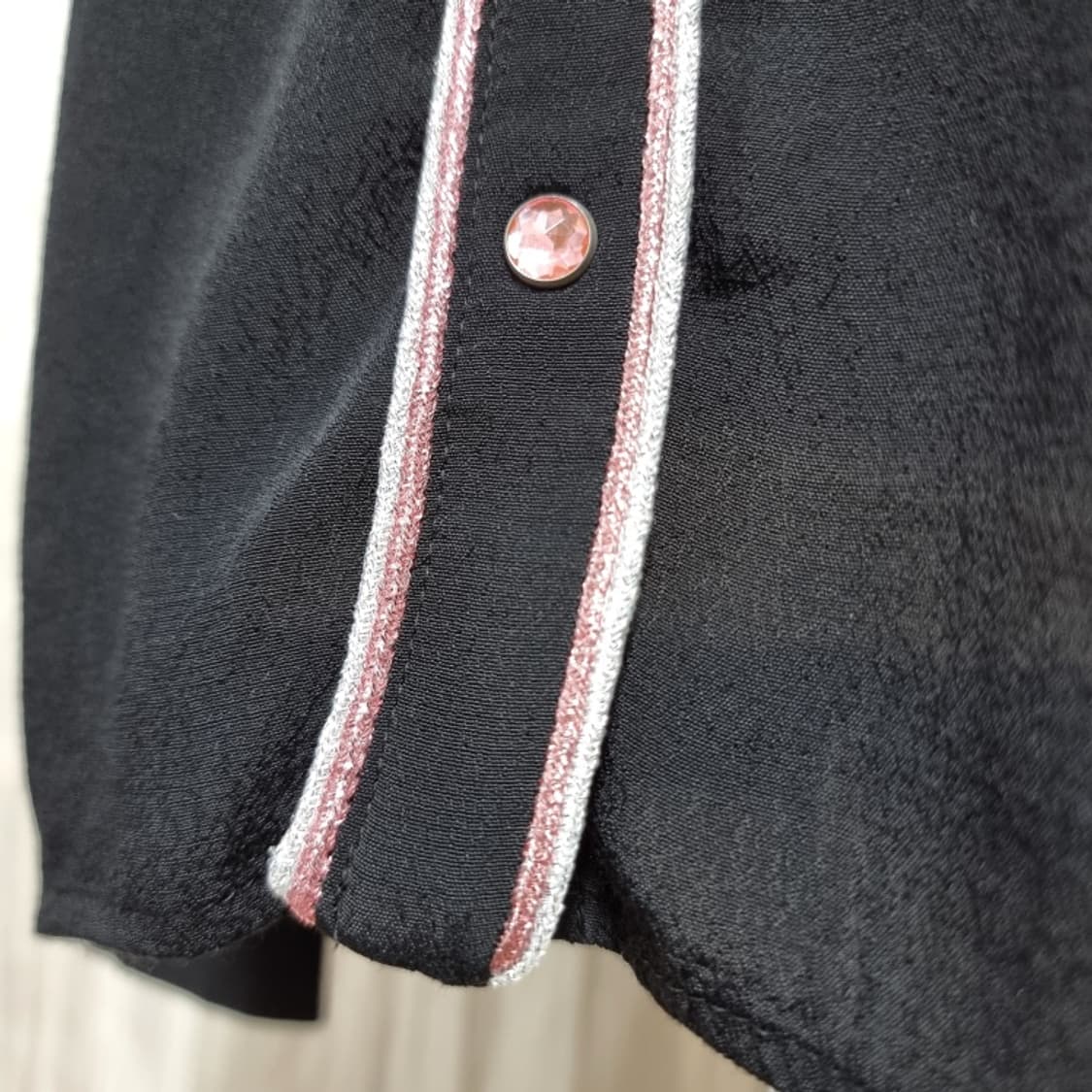 마쥬 maje 블랙핑크 블라우스 셔츠 (55) 상태굿 상품이미지8