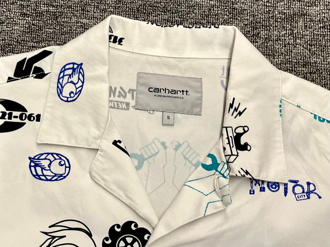 [90~95] 칼하트WIP 반팔셔츠 S 상품이미지3