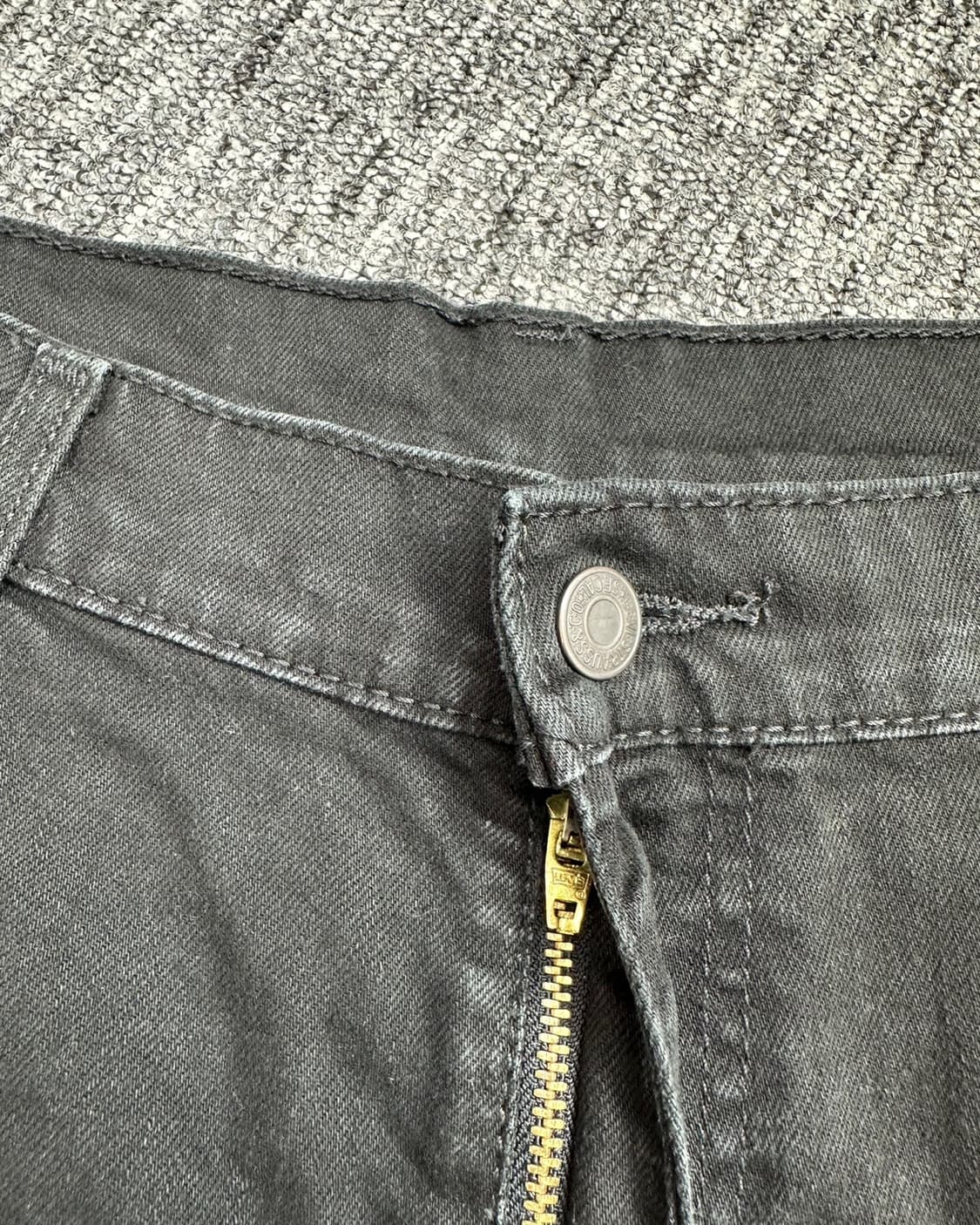 (허단49)리바이스 569 블랙반바지-M827 상품이미지3