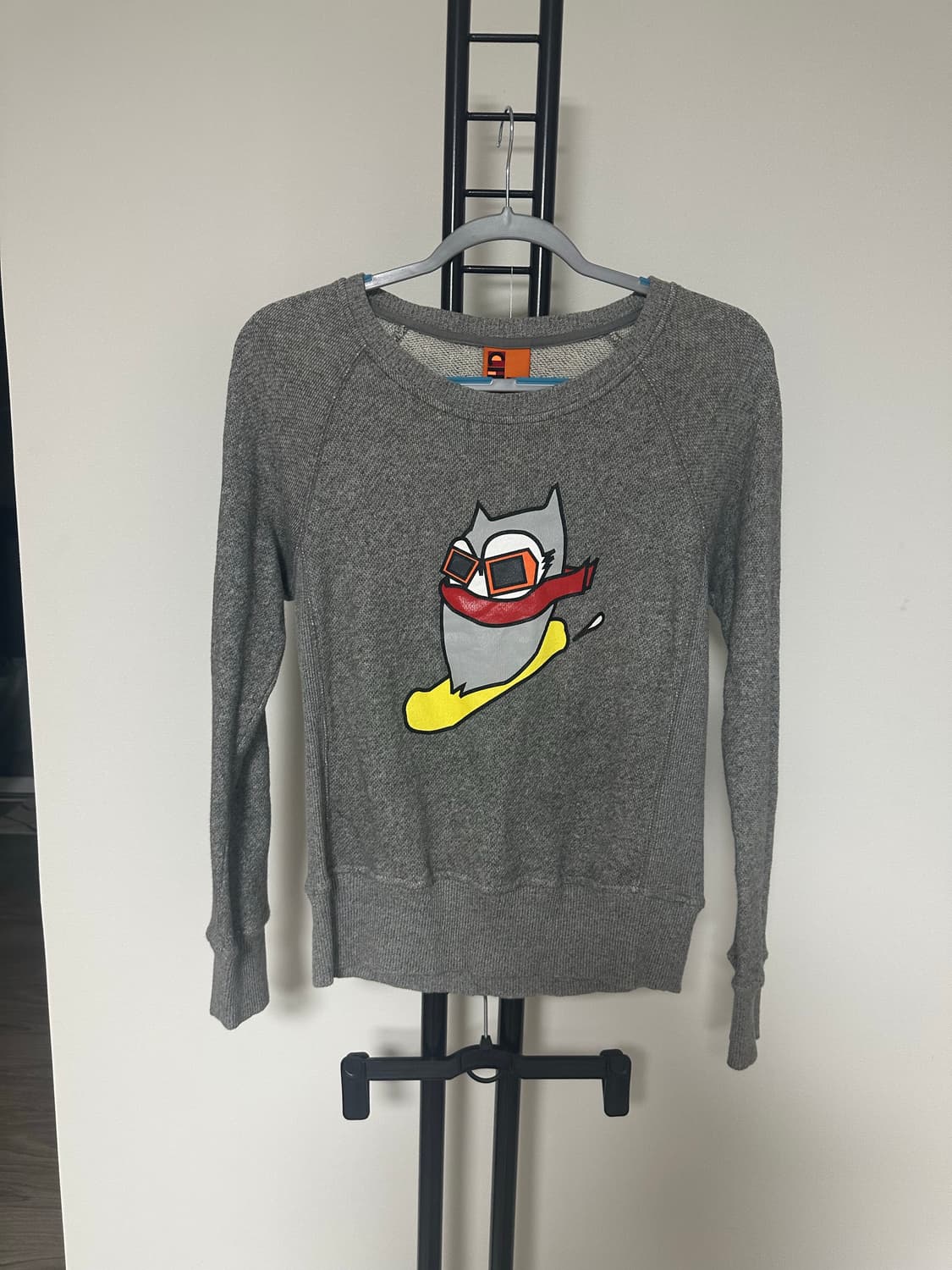 럭키슈에뜨 블랙 부엉이 맨투맨 -free사이즈 상품이미지1