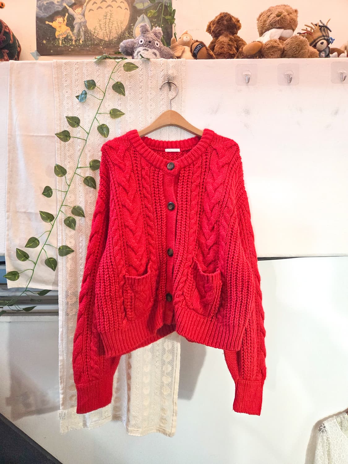 레드 포켓 아방핏 가디건 상품이미지1