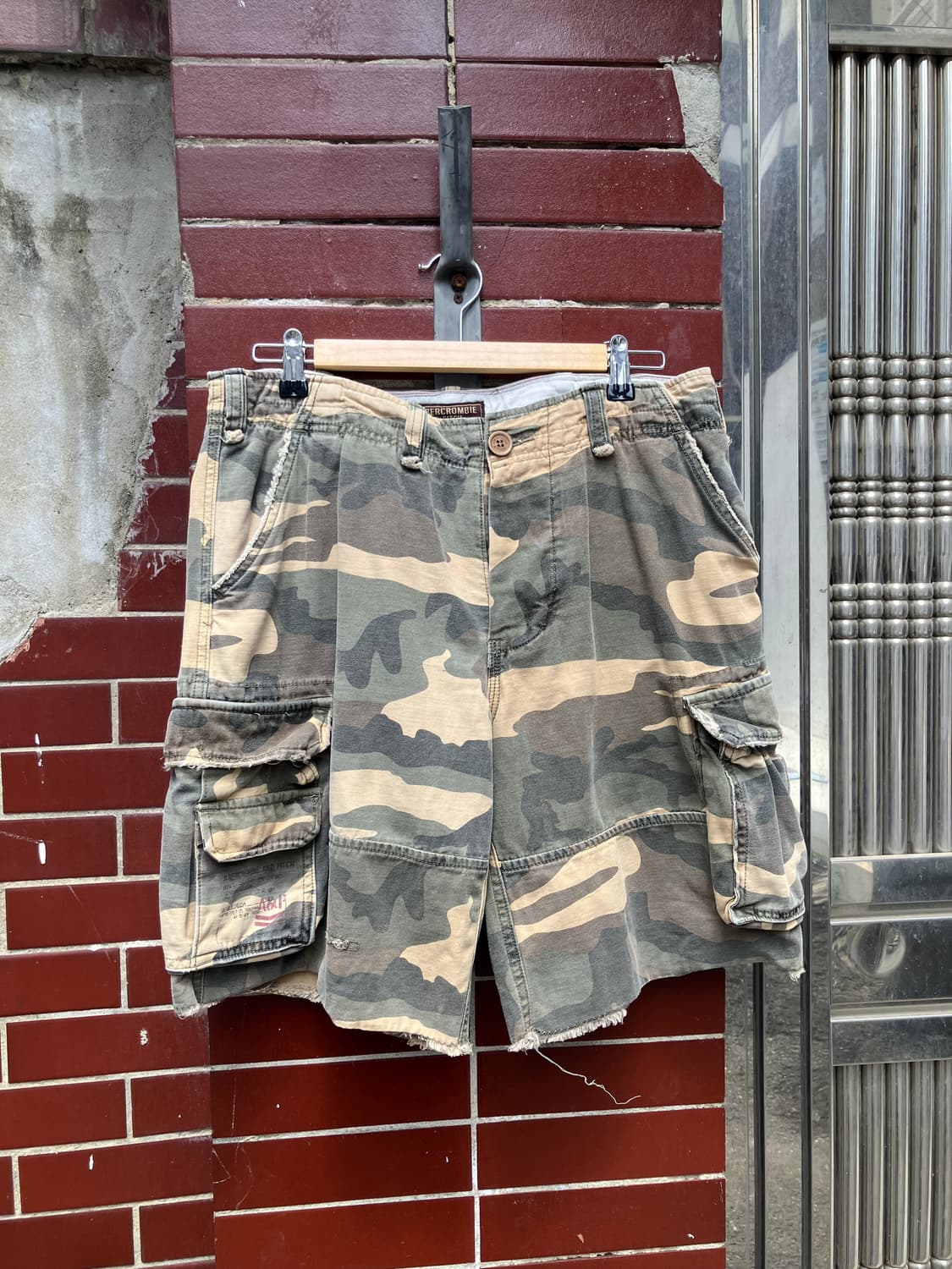 Abercrombie & Fitch 밀리터리 카고 반바지 32 상품이미지1