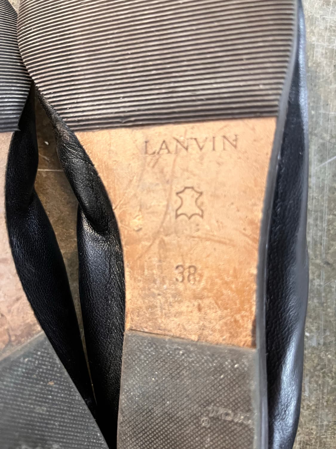 랑방 LANVIN 38 플랫 슈즈 상품이미지4