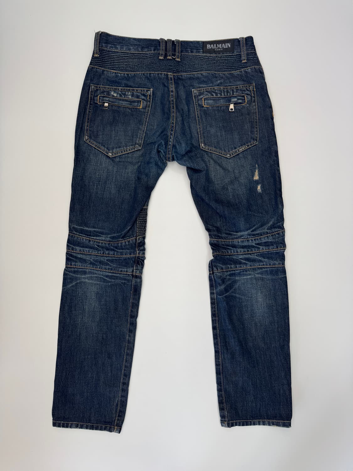 발망 BALMAIN 바이커 빈티지 워싱 데님팬츠 상품이미지2