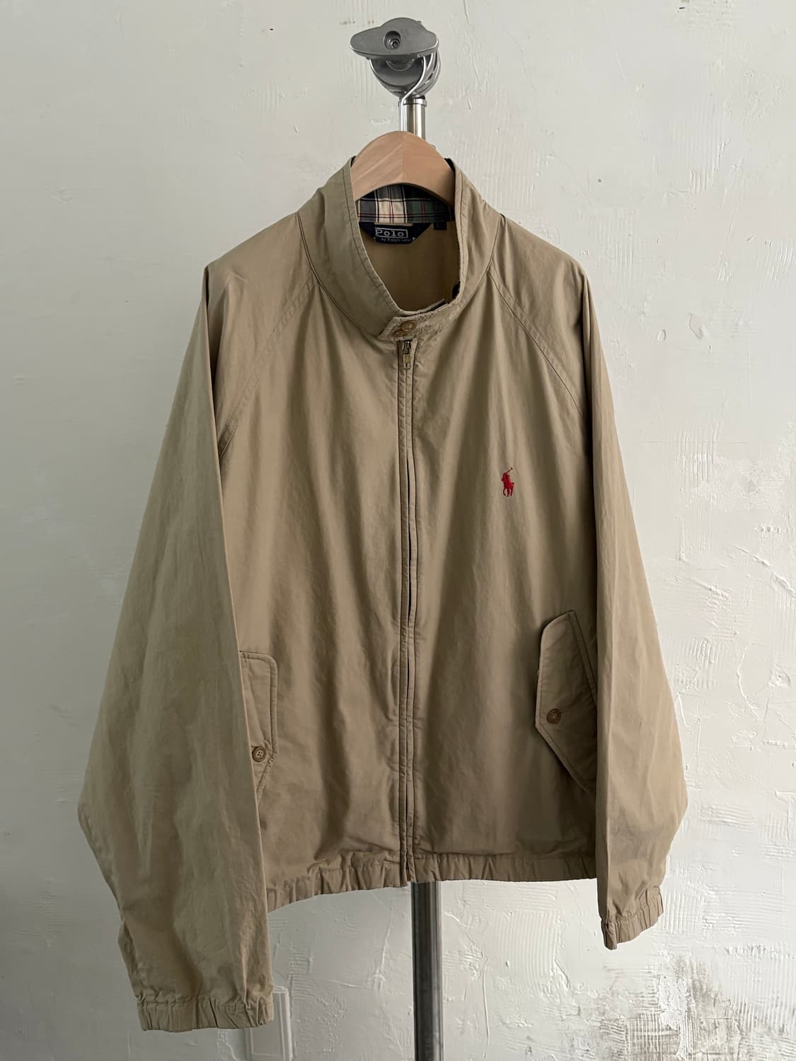 Polo 폴로 랄프로렌 베이지 컬러 코튼 바라쿠타 자켓 상품이미지1