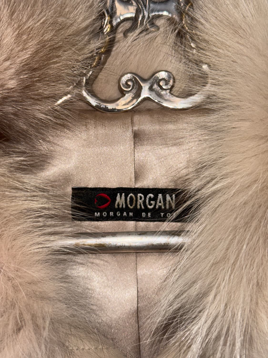 Morgan ivory lamb skin/fox&rabbit fur jk 상품이미지4