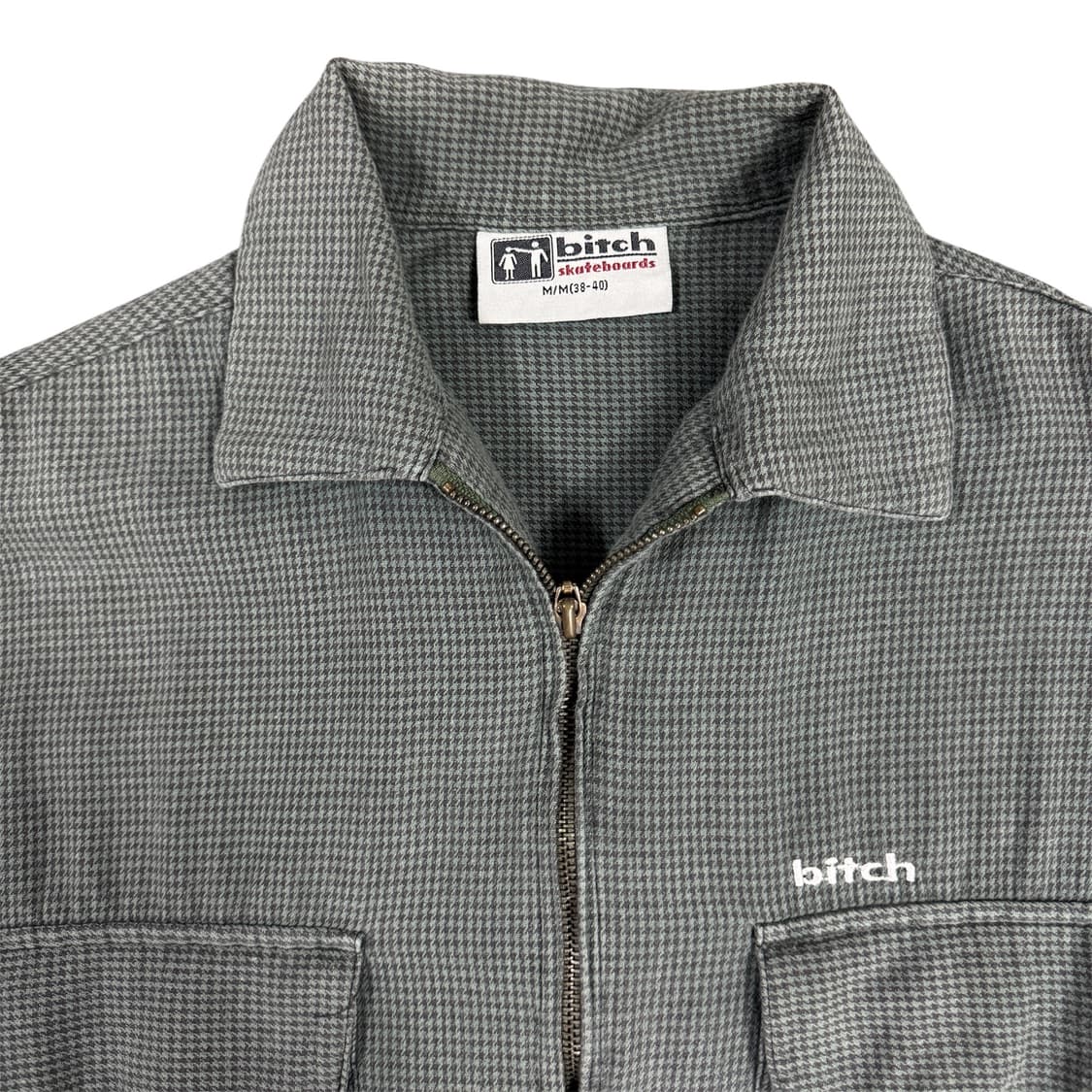 빈티지 Bitch Skateboards 비치 스케이트보드 플란넬 셔츠 상품이미지3