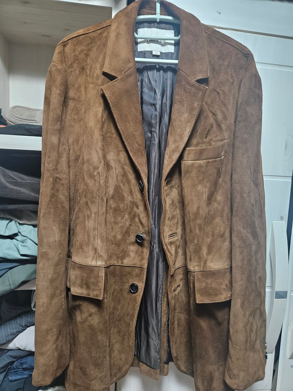 토니웩  스웨이드 블레이저 카멜 M 상품이미지2