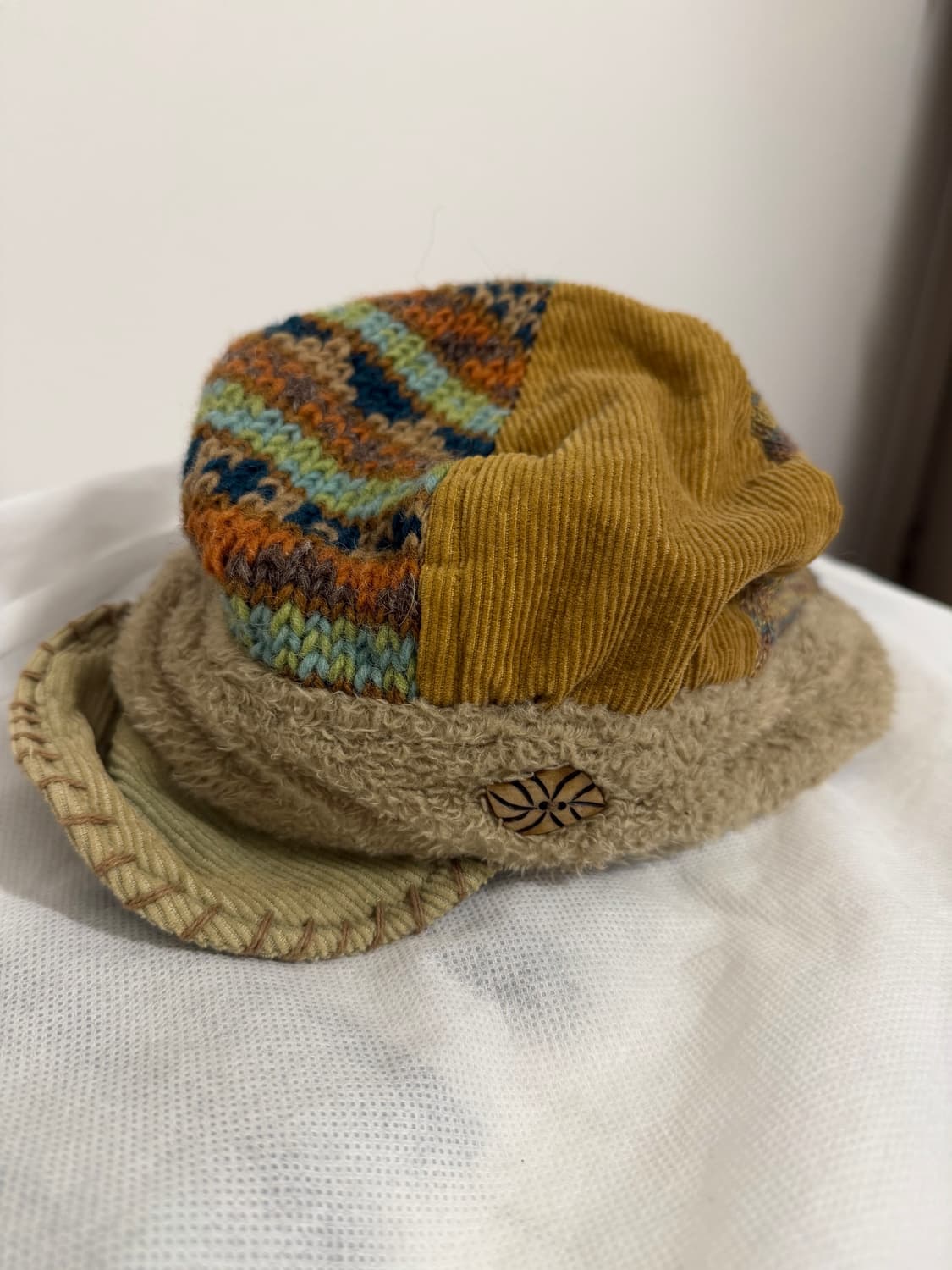 빈티지 패치워크 모자 모리 캡 상품이미지1