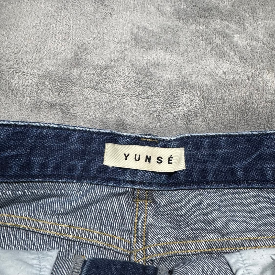 윤세 yunse 중청 부츠컷 플레어 데님팬츠  상품이미지7