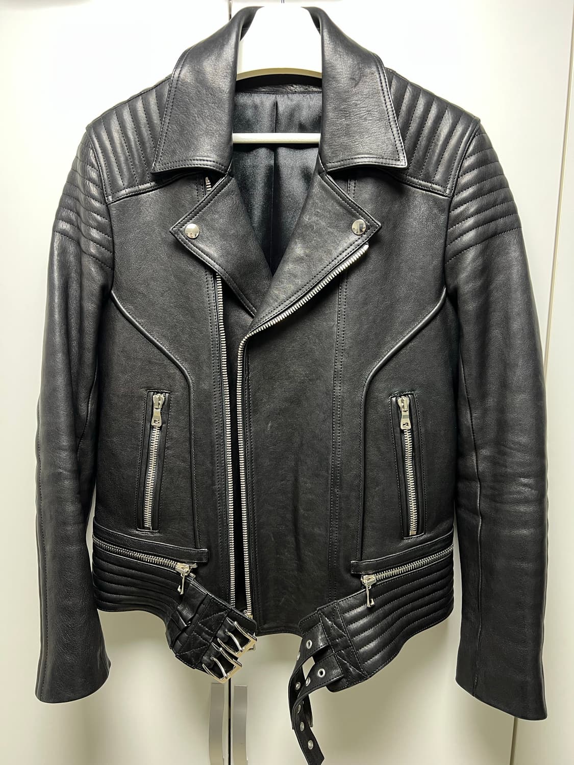 Balmain 레더 자켓 IT 48 상품이미지4