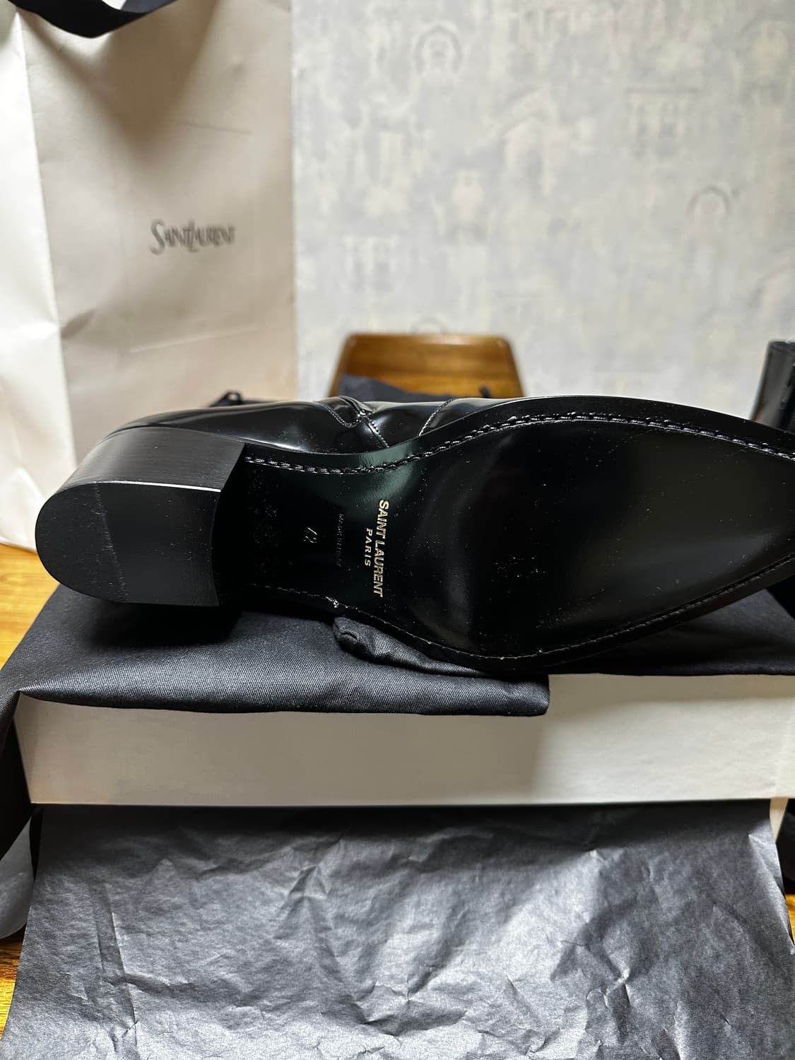 남성 생로랑 바실리 앵클 부츠 상품이미지8