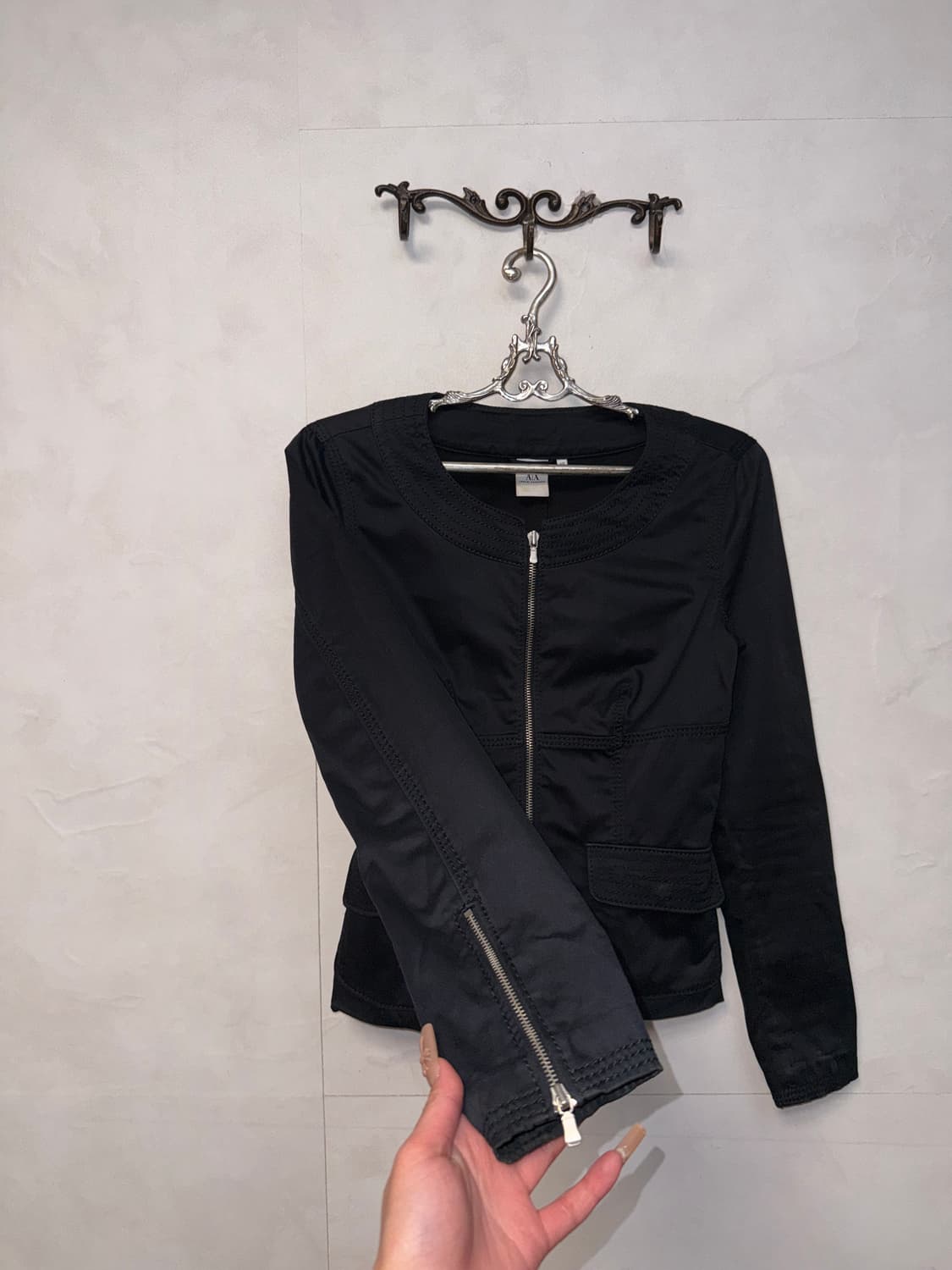 Armani Exchange black two way jacket 상품이미지2