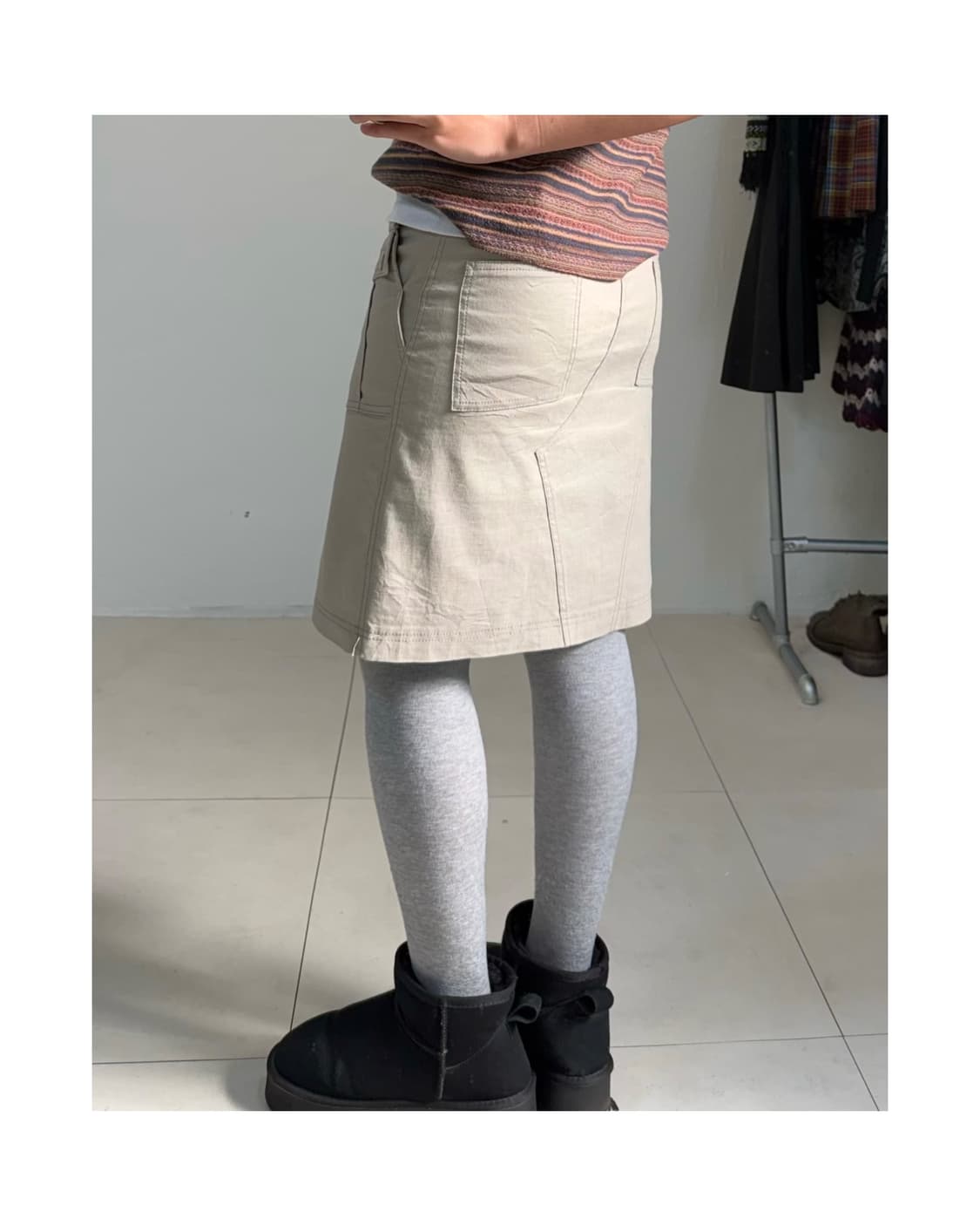 빈티지 미디 스커트 상품이미지2