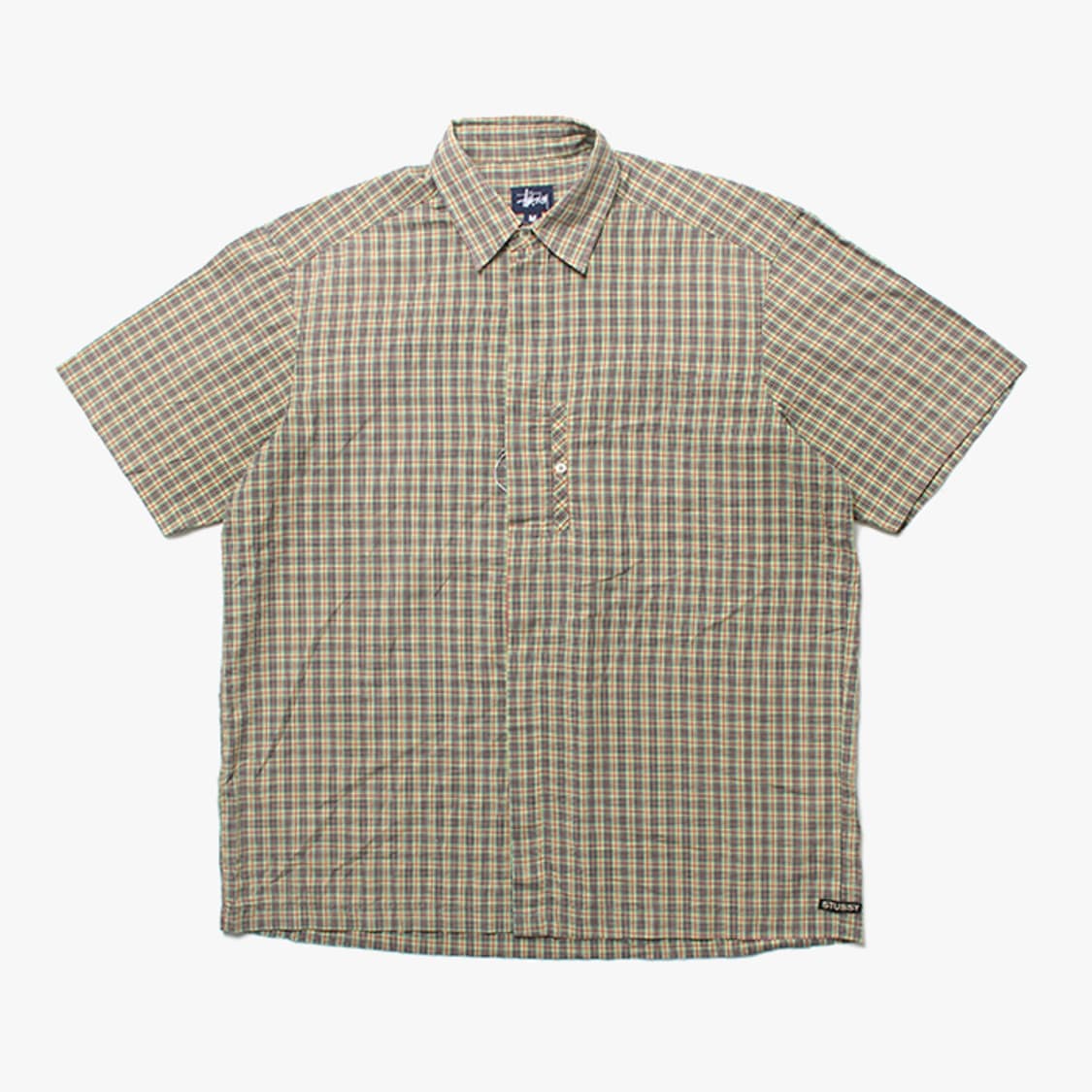  STUSSY "Check Half Shirts" 상품이미지1