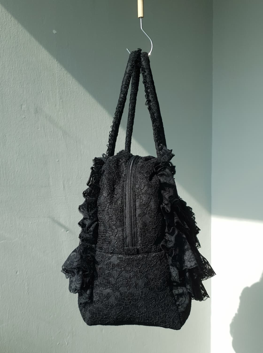 Vintage frill lace boston bag 상품이미지9