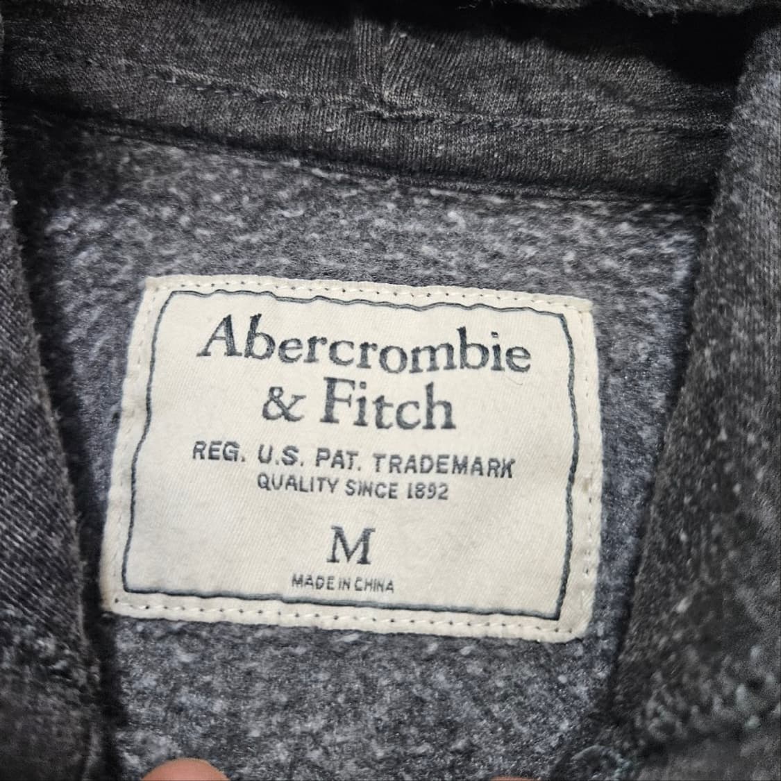 아베크롬비 아치 로고 후드 집업 M 상품이미지4