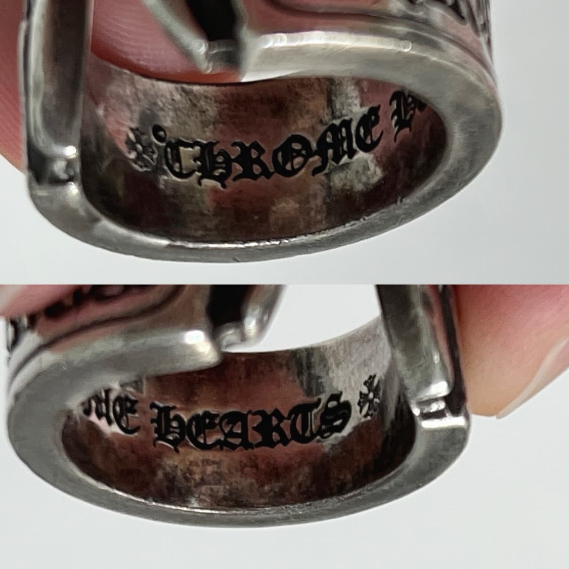 크롬하츠 스크롤라벨링 라지 (말발굽링) 상품이미지7