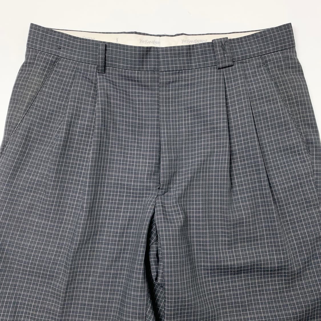 [33/정품] 입생로랑 투턱 남성 바지
 상품이미지4