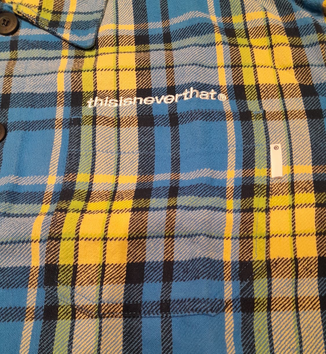 💥디스이즈네버댓 자수 체크셔츠 (S) 
 상품이미지5