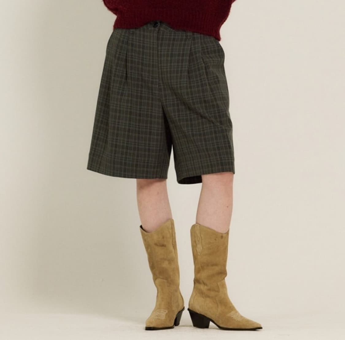 시엔느 랄프 체크 반바지 상품이미지1