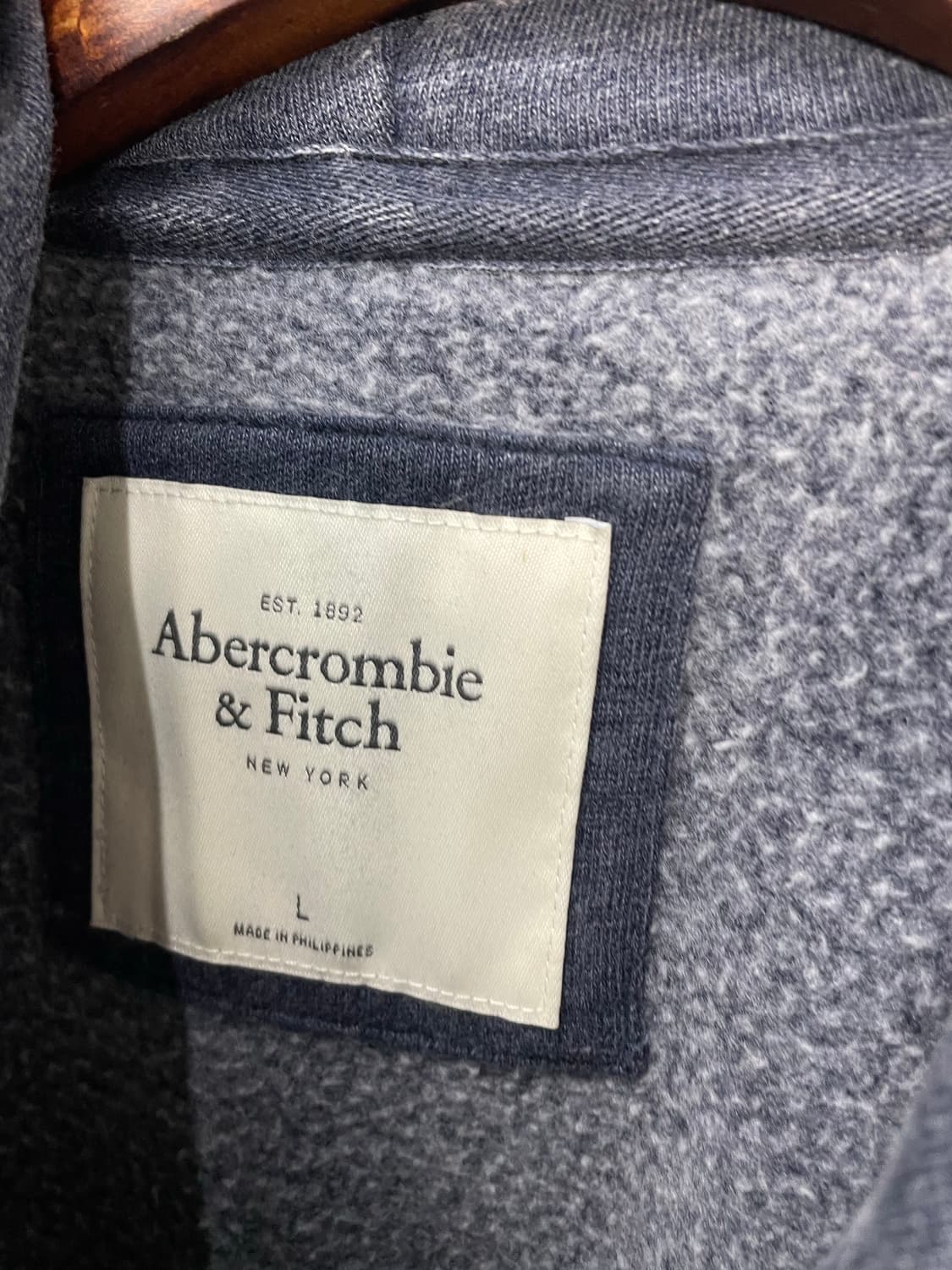 아베크롬비앤피치 네이비 후드 집업 H1076 상품이미지5