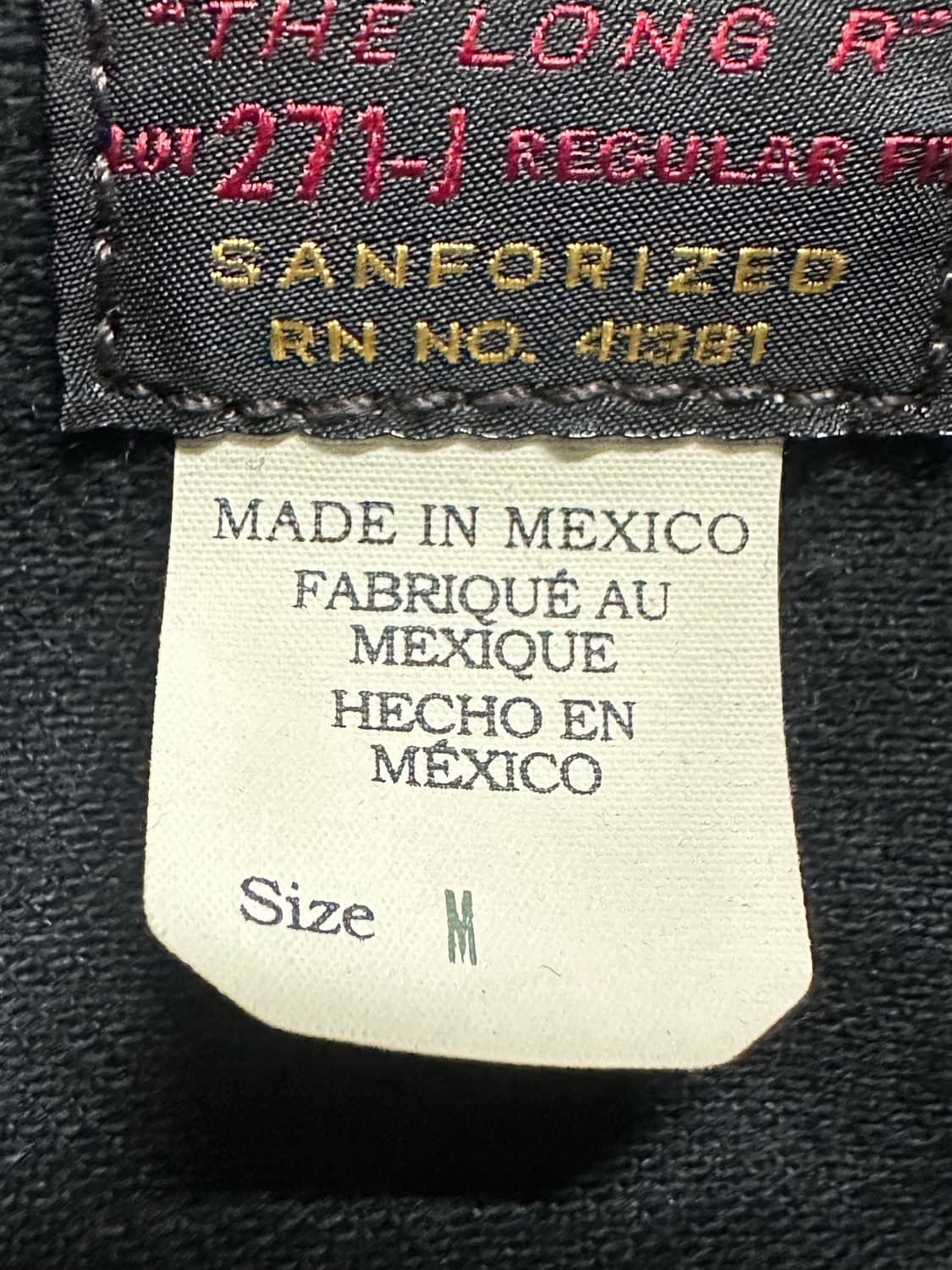 RRL 더블알엘 lot 271 블랙 데님 자켓 M(멕시코산) 상품이미지3