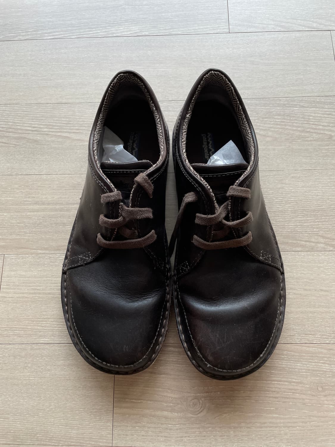 파타고니아 loulu 룰루 레더 슈즈 벨벳 브라운 상품이미지3