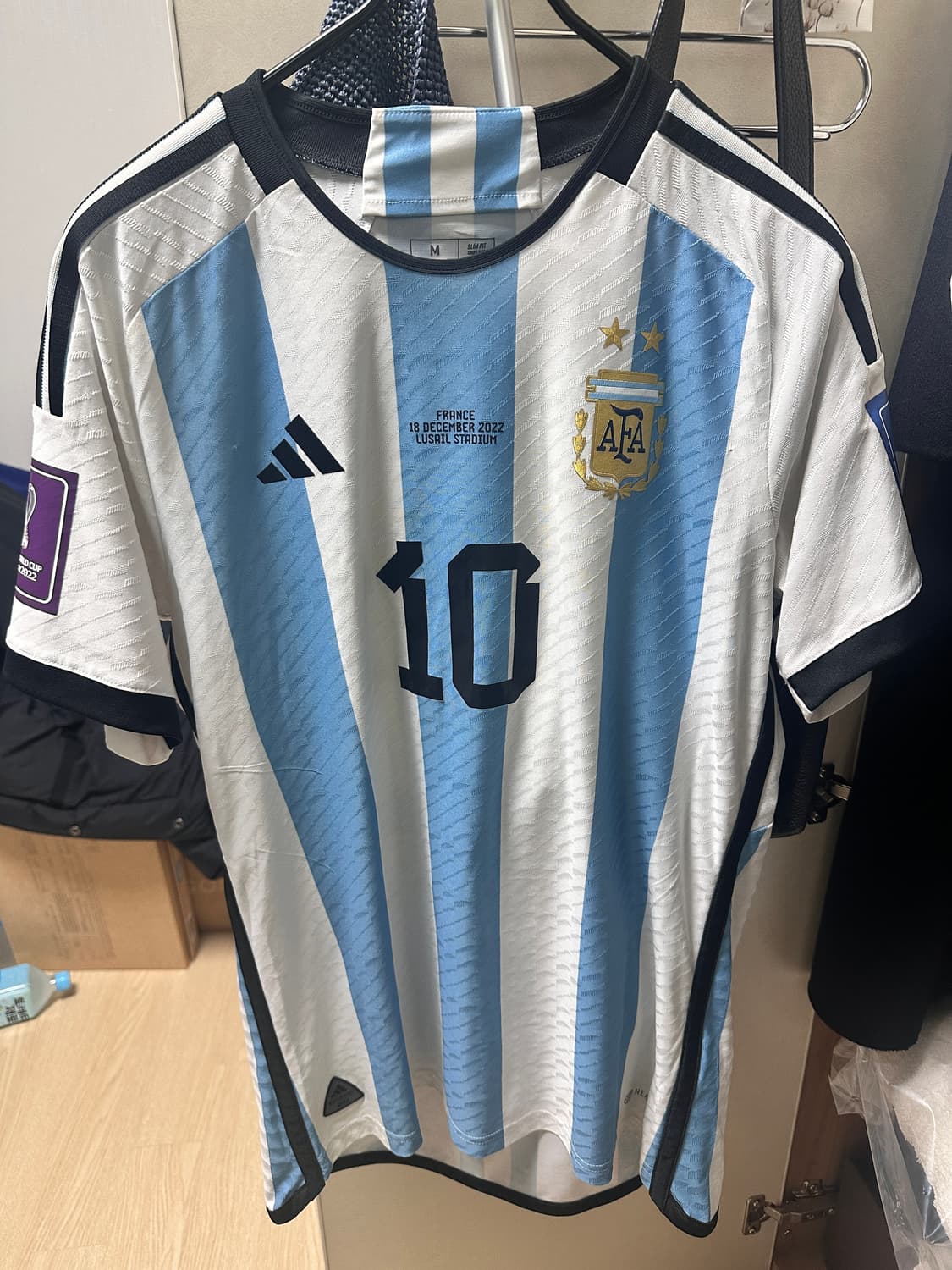 카타르 월드컵 아르헨티나 메시 어센틱 M 상품이미지1