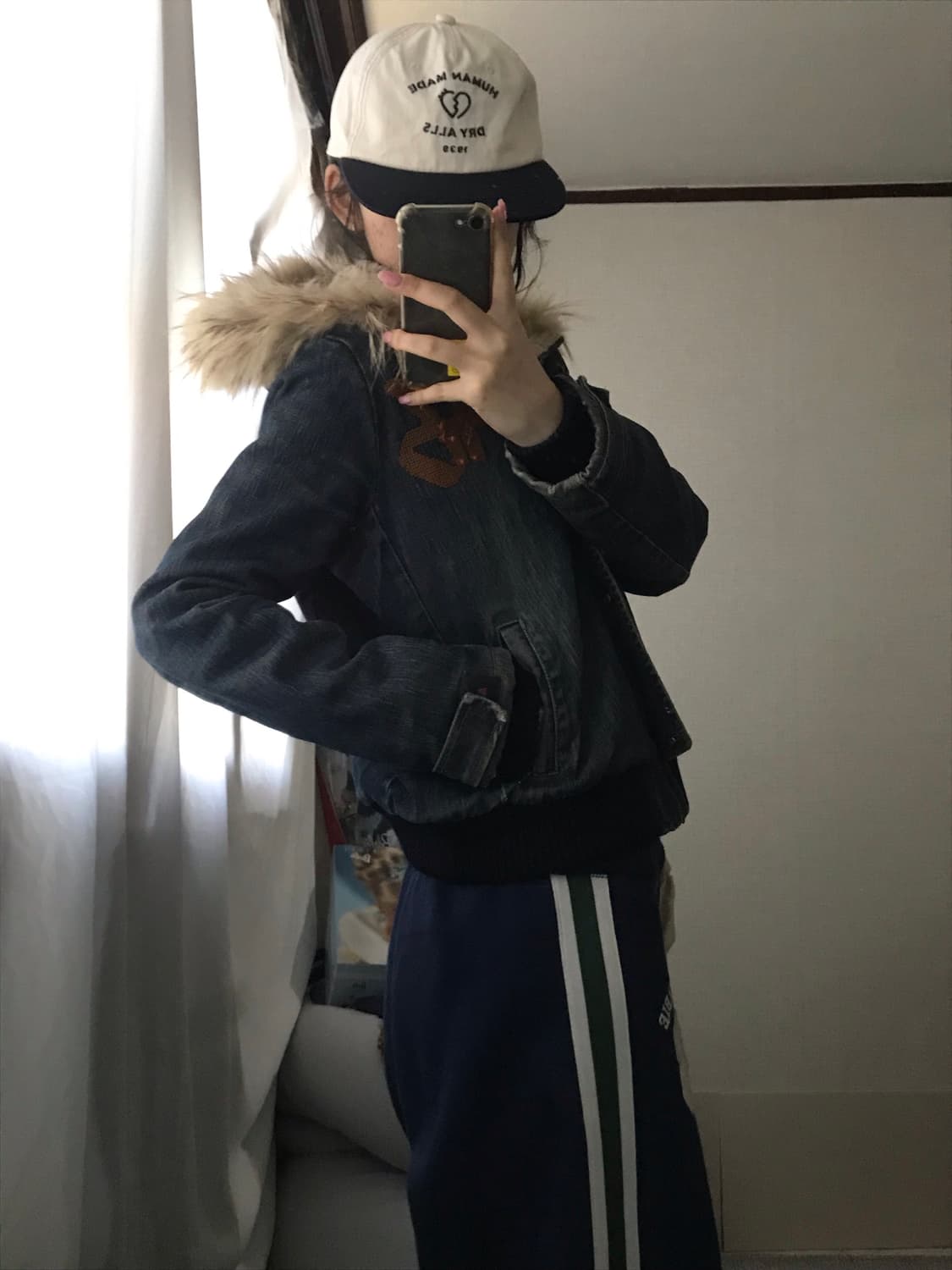 빈티지 데님 울프죠 자켓 상품이미지5