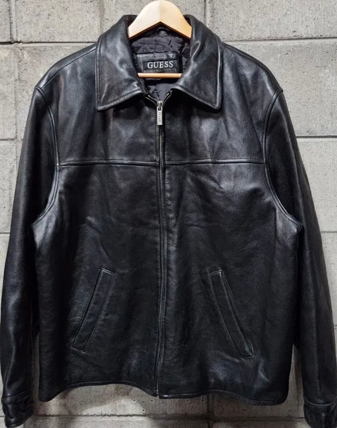 Guess usa 게스 90s 헤비 소가죽 xl 상품이미지1