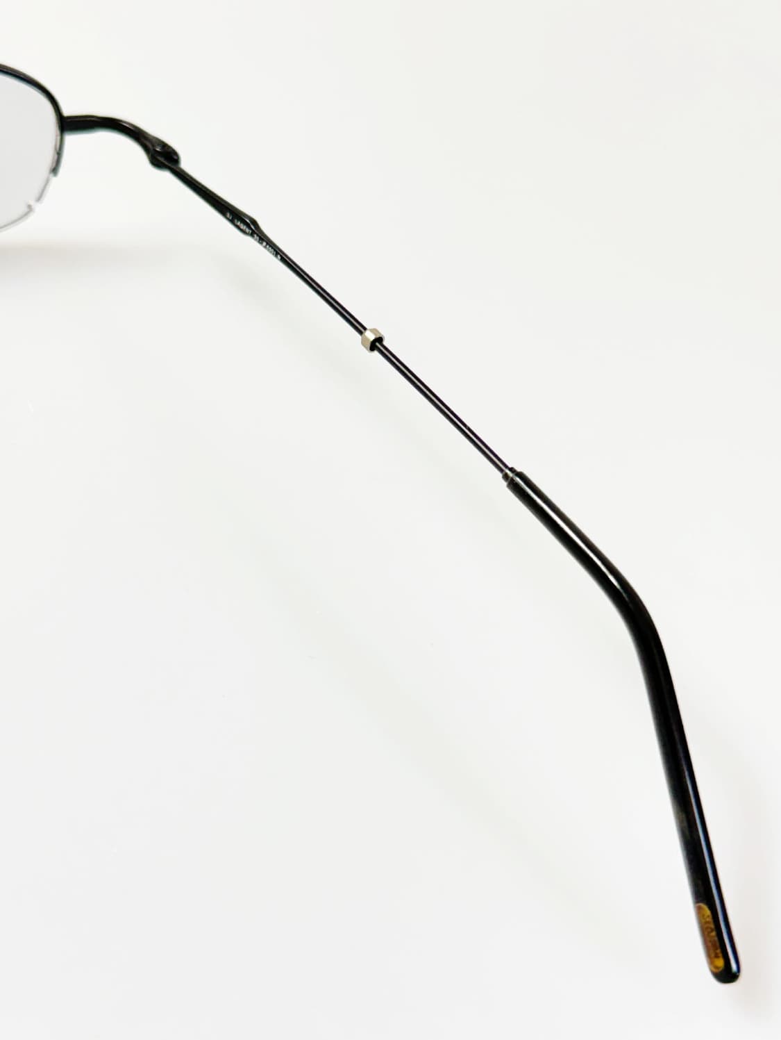 서전 SJ LAGENT 블랙 티타늄 반무테 빈티지 안경 상품이미지6