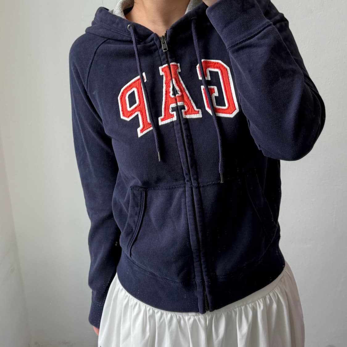 [XS] 갭 네이비 후드집업 상품이미지1