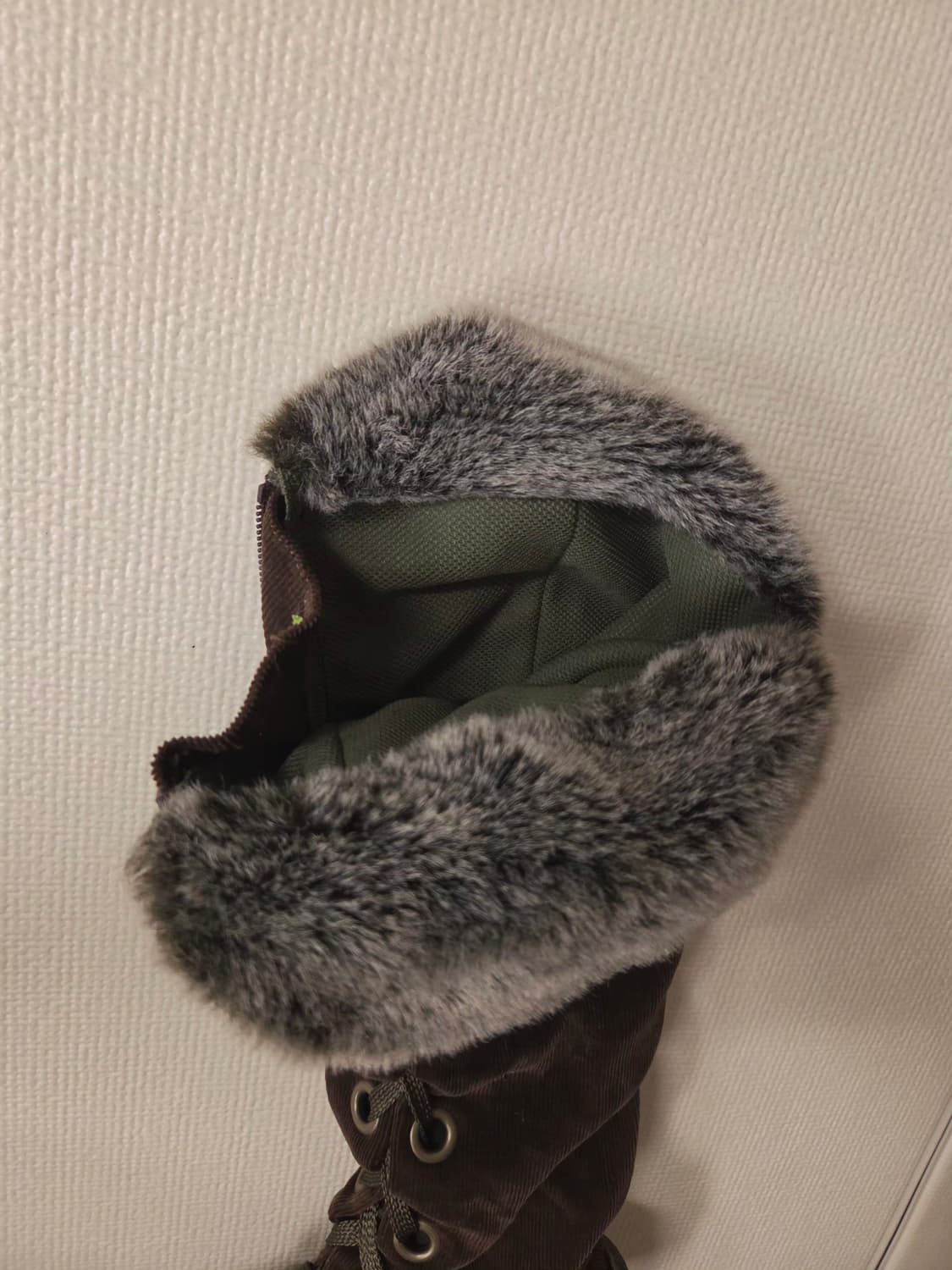 오니츠카 타이거 퍼 트리밍브라운부츠 상품이미지5