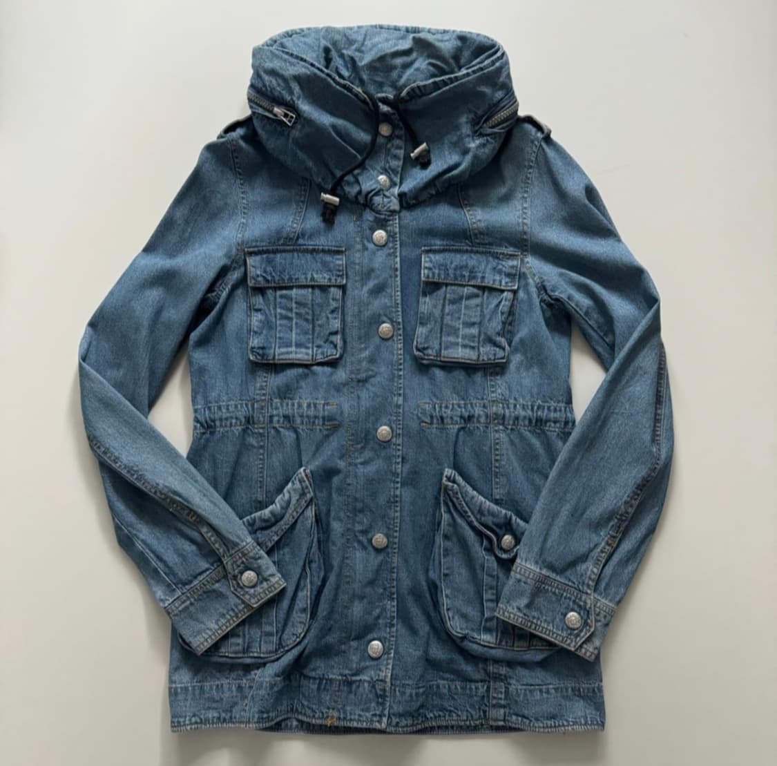 일본 빈티지 히든 포켓 데님 자켓 청자켓 상품이미지7