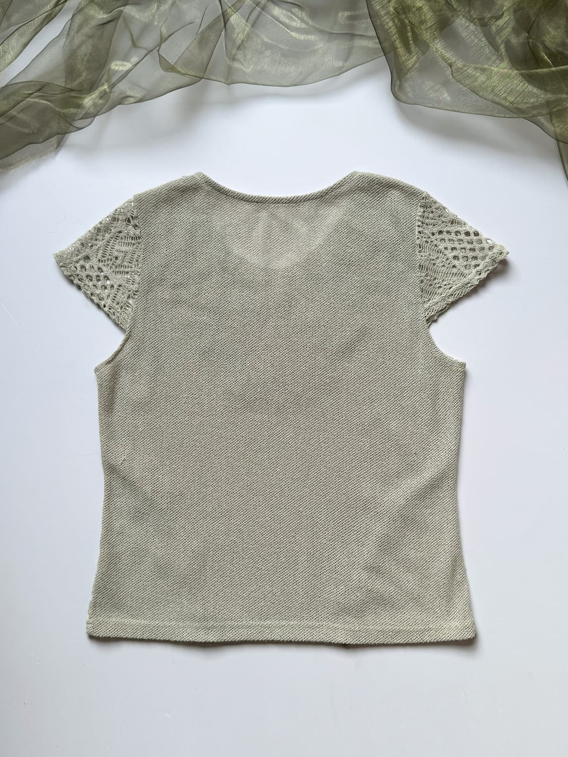 Crochet Floral Lace Top 0313 상품이미지6