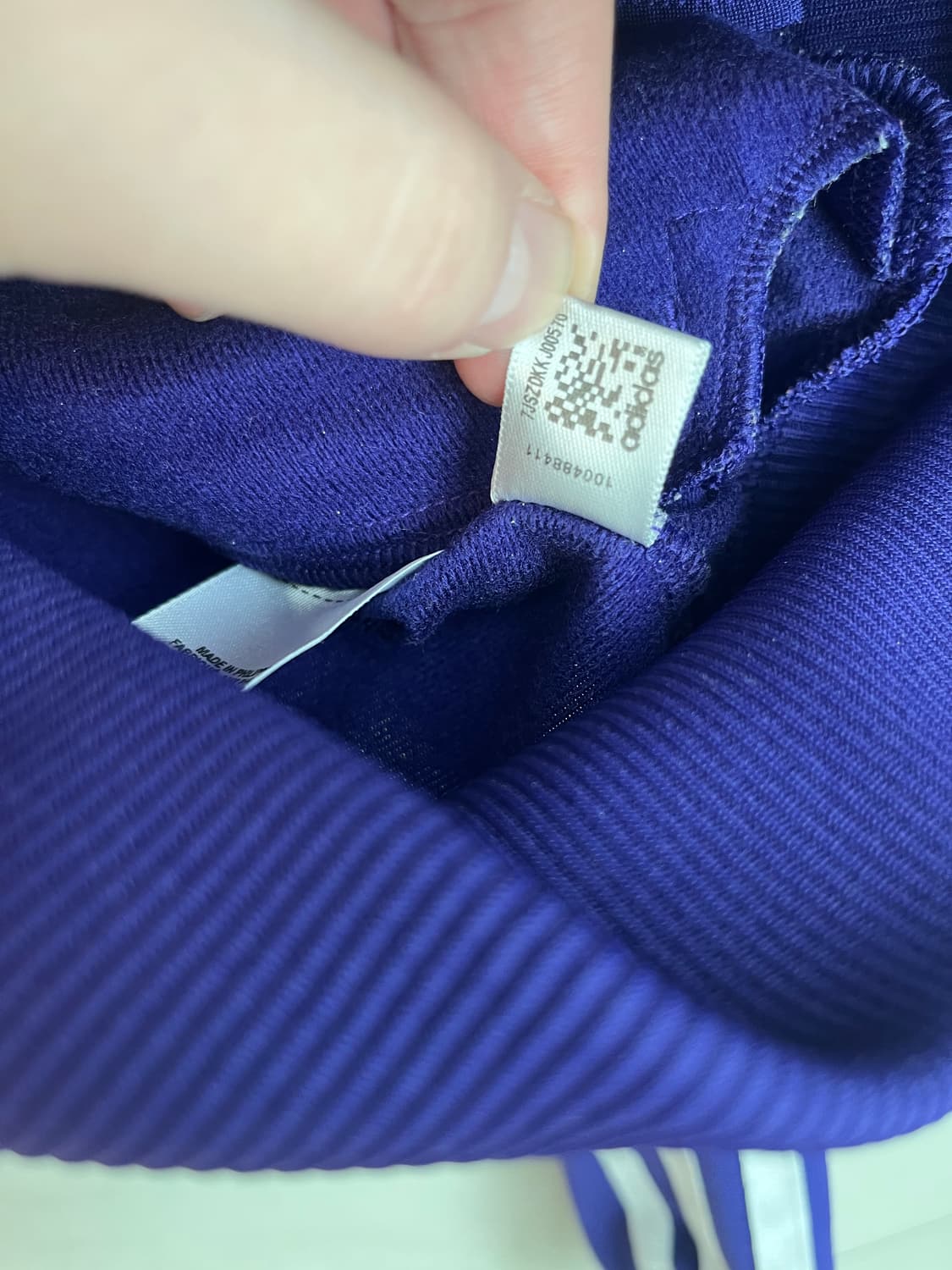 아디다스 딱붙핏 파이어버드 져지 퍼플 [XS] 상품이미지6