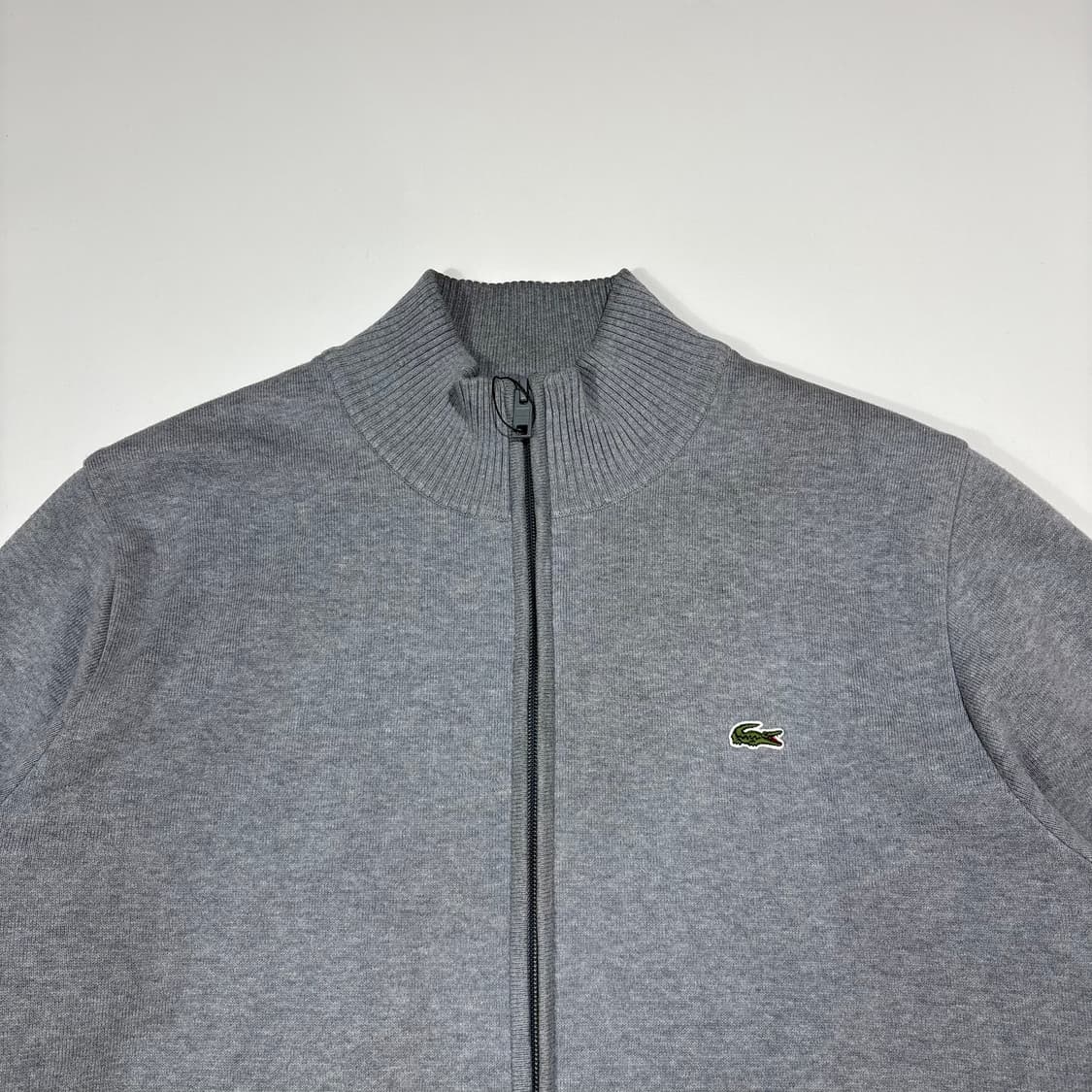 라코스테 그레이 집업 니트 가디건 상품이미지5