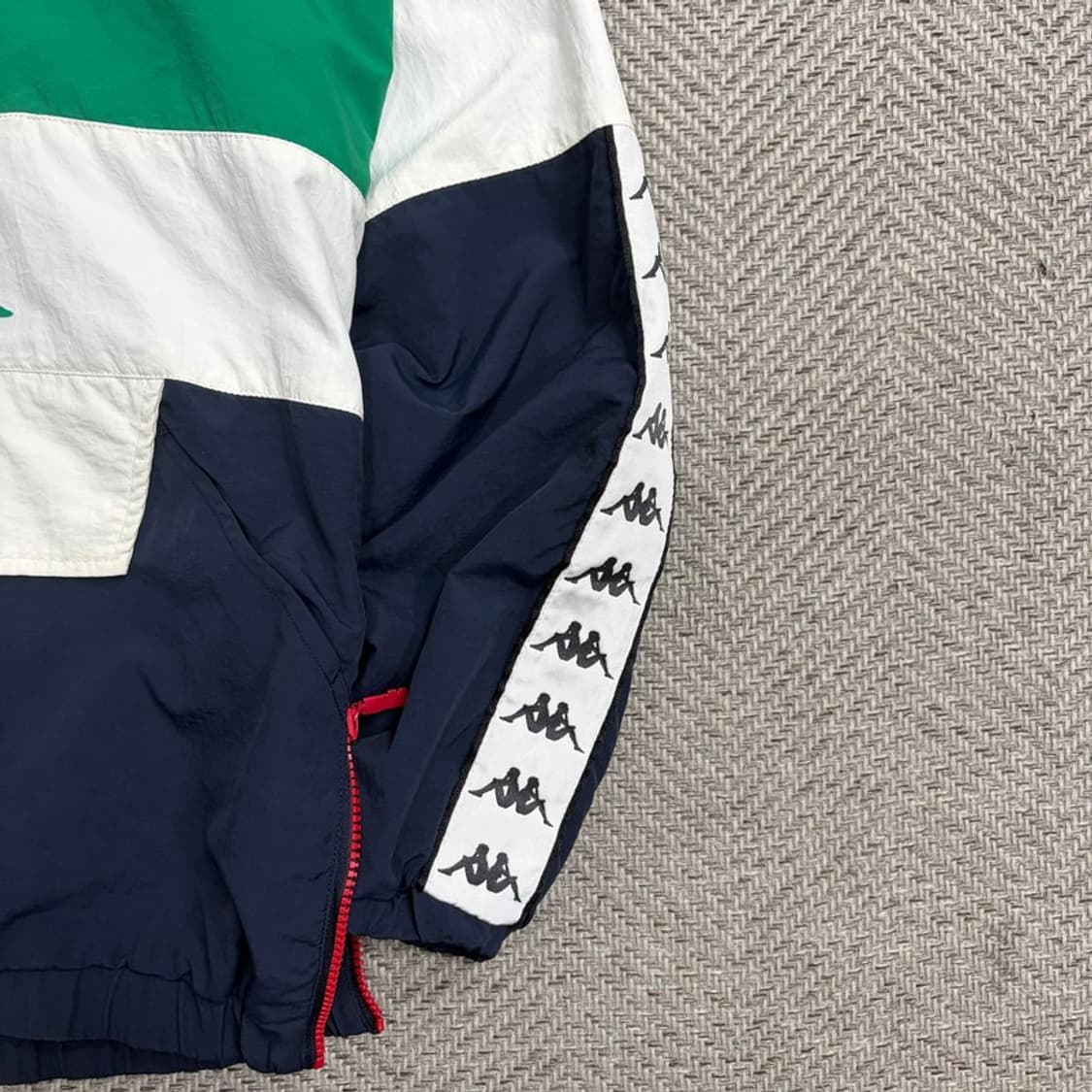 카파 배색 후드 아노락 v1806  상품이미지5