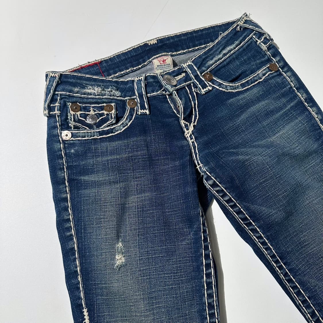 트루릴리전 JOEY 조이 수퍼 T 부츠컷 데님 팬츠 상품이미지4