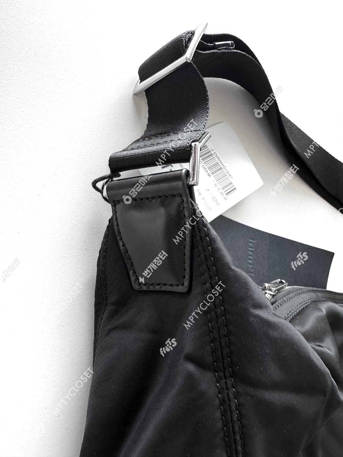 준지 성수에디션 나일론 호보백 크로스백 상품이미지7