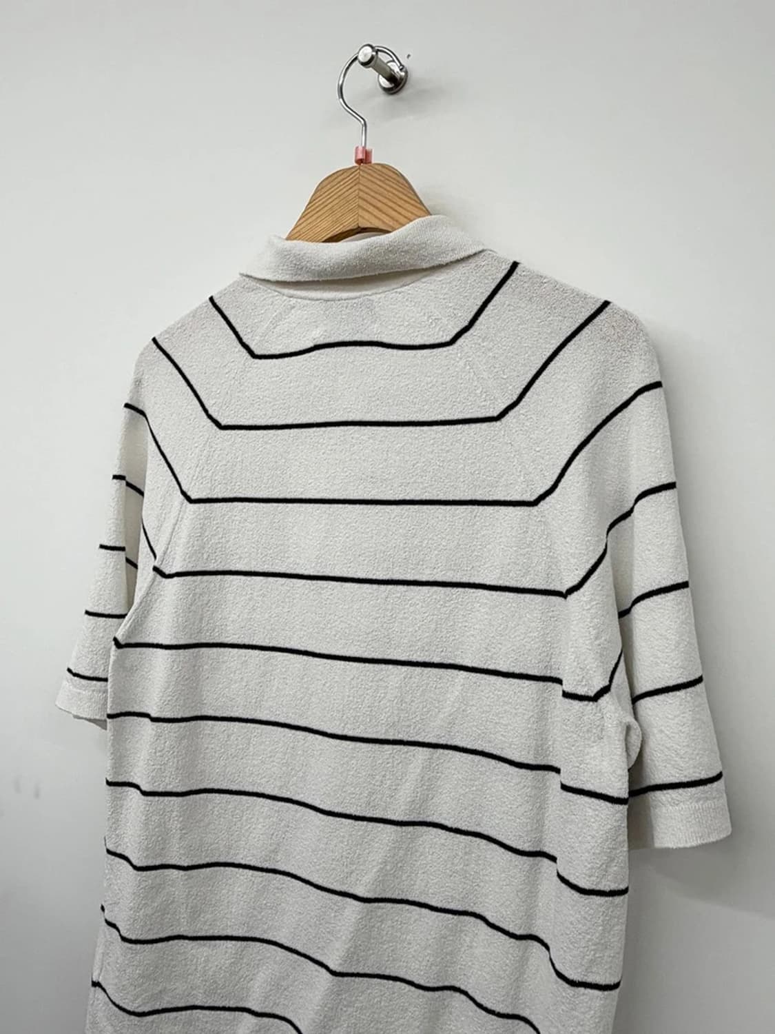 코스 COS 스트라이프 반팔 카라 니트 PN9713 상품이미지4