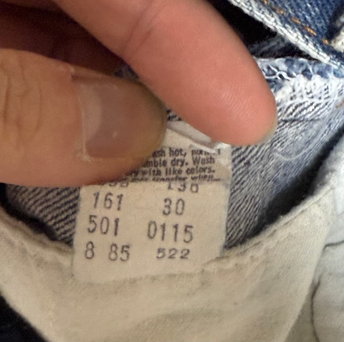 빈티지 80s 리바이스 501 38사이즈 상품이미지3