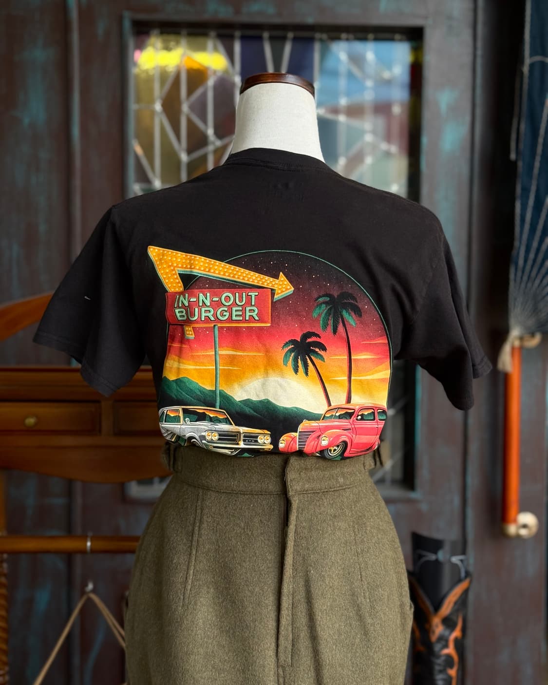 인앤아웃버거 인앤아웃버거 캘리포니아 그래픽 티셔츠 S 상품이미지10