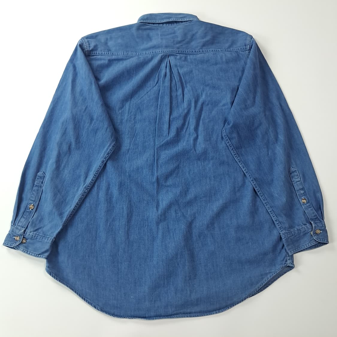 CK977 XL 말보로 90s 미국판 레드탭 중청 데님 셔츠 상품이미지6