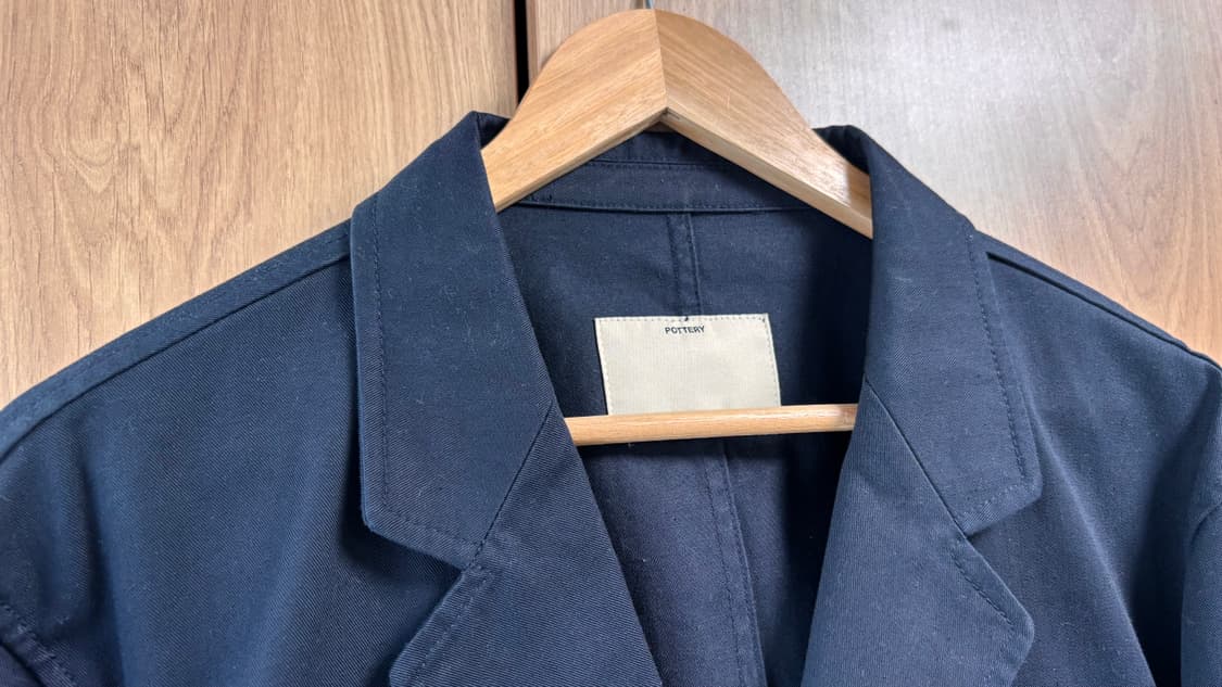 포터리 워시드 스포츠자켓 네이비 4 상품이미지2